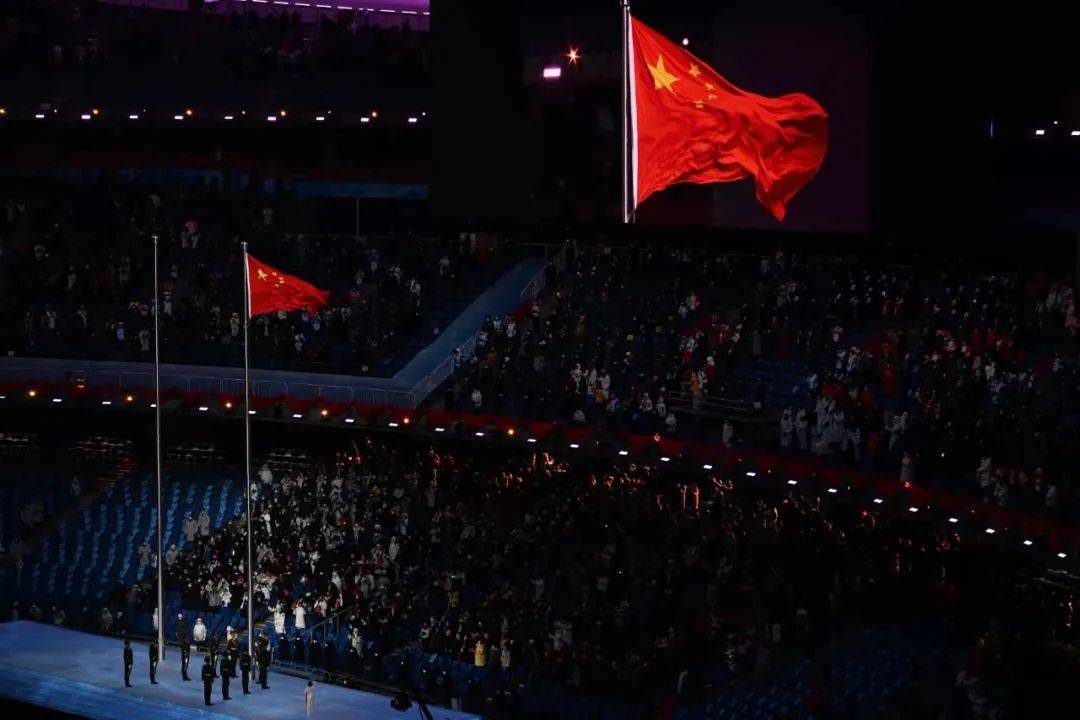 北京冬奥开幕国旗图片