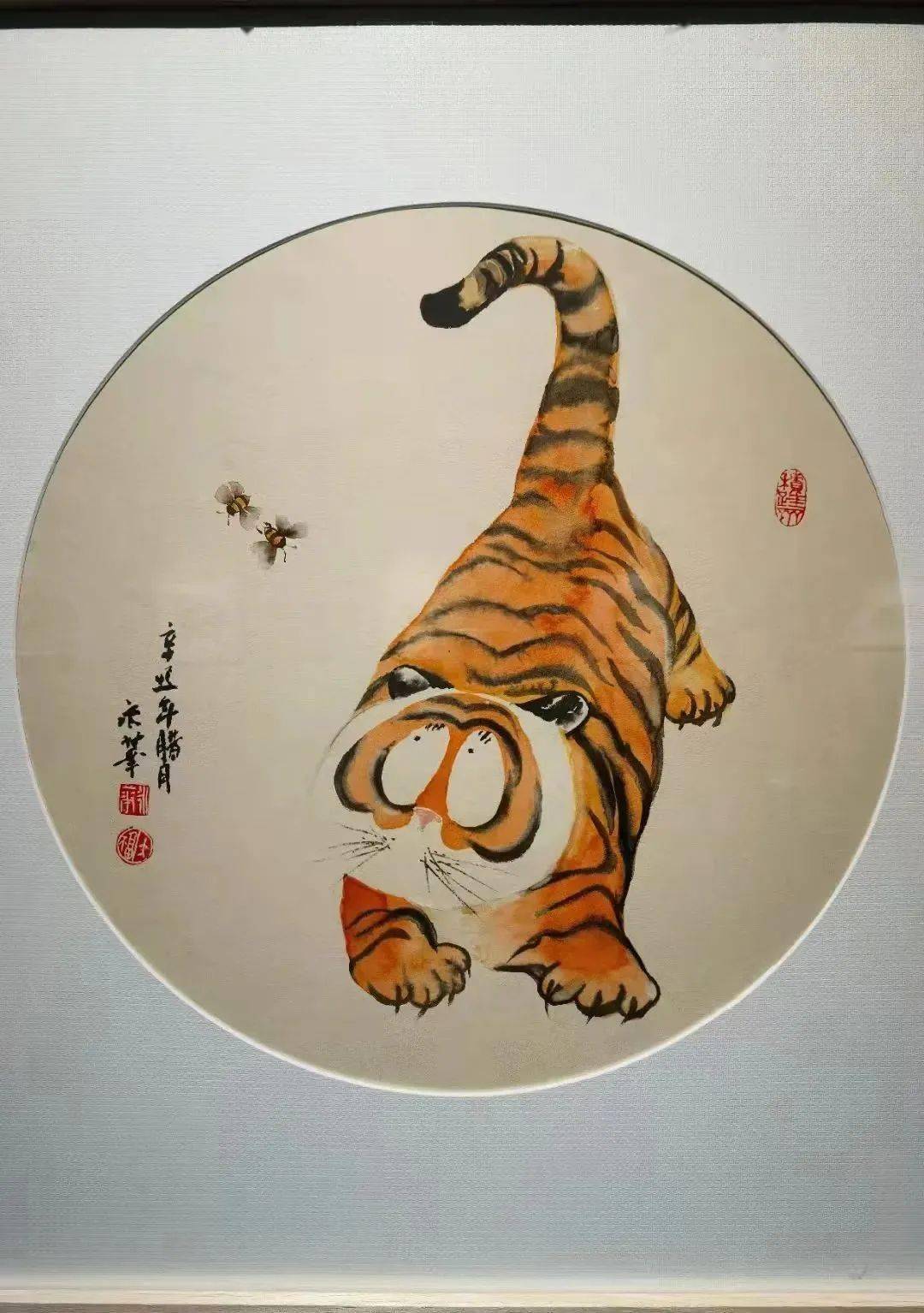 文化活动福虎迎春主题展在青海省文化馆火热展出中你来打卡了吗