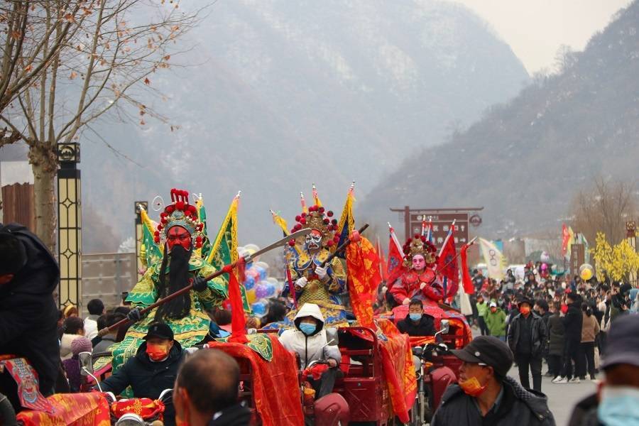 西山|三秦大地年味浓|看宝鸡西山社火 红红火火过大年（组图）