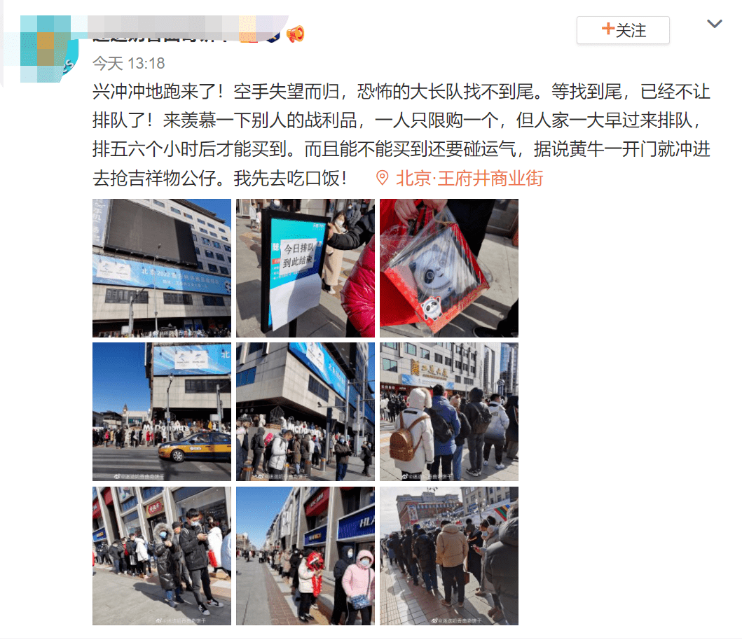 冰墩|火了！网店秒光，线下门店排队几百米！