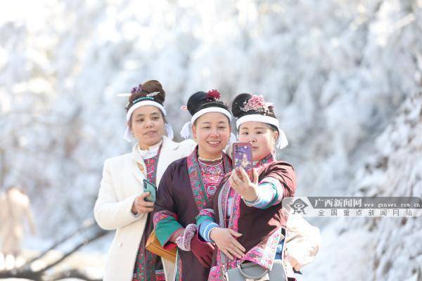 新闻网|广西这个地方现绝美雪景 宛如童话世界