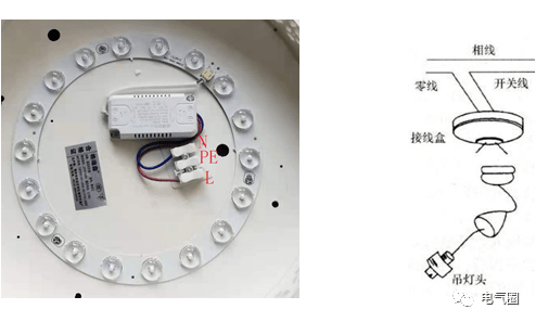 需要大家注意的是其具有三个接线端子,分别为l线(火线),n线(零线),pe