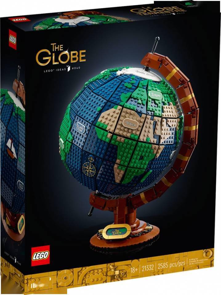 模玩资讯：LEGO21332Ideas系列「地球仪」TheGlobe_零件_效果_部分