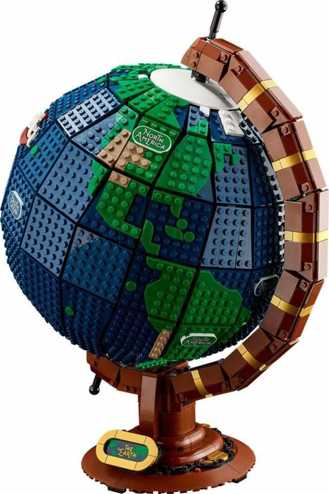 模玩资讯：LEGO 21332 Ideas 系列「地球仪」The Globe