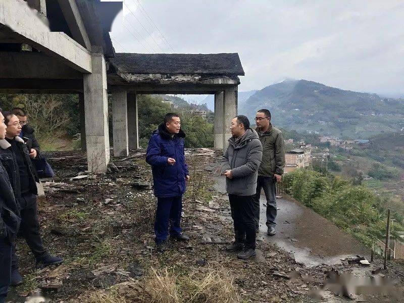 绥江县委常委常务副县长杨昌俊实地调研消防大队新营房规划选址事宜