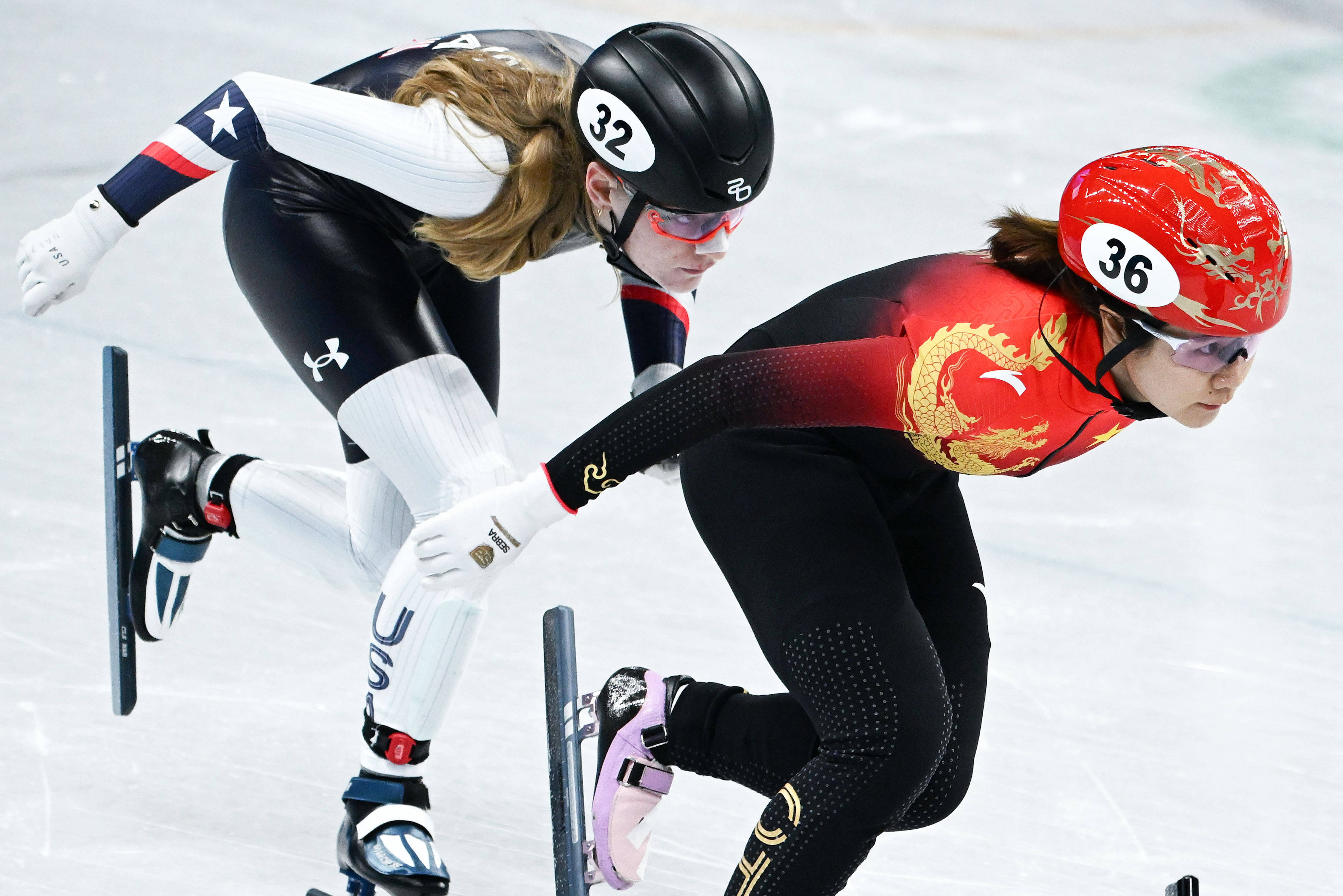 女子短道速滑1000米图片