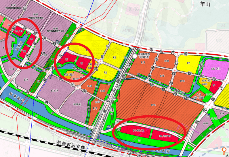 柯桥未来之城东片区首张控规公布地铁58号线路大曝光还有一条城际线