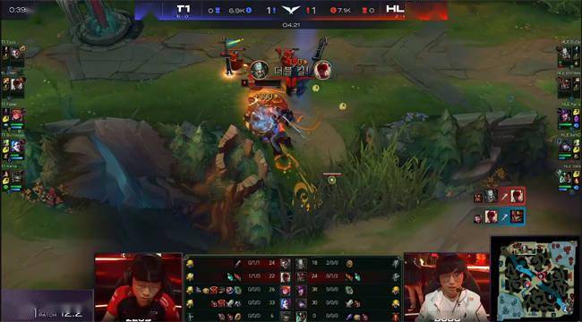 中路|LOL-LCK：Faker维克托致命射线融化后排，T1 2-1击败HLE豪取七连胜