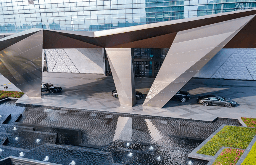 从建筑外墙到室内立面吊顶万能魔晶石点亮低调奢华的长沙w酒店