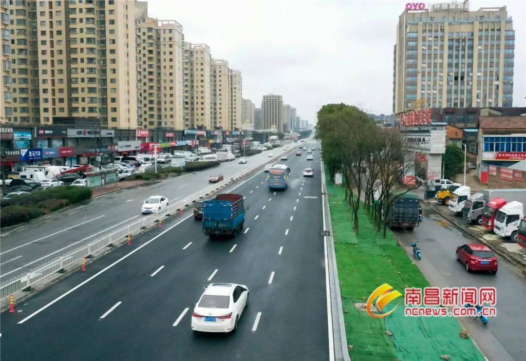 南昌这条路传来最新消息_改造_迎宾大道_车道