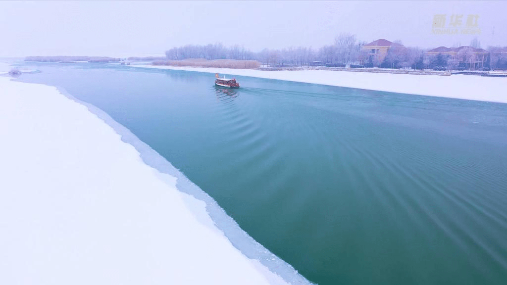 禹旭勇|一场大雪之后，大自然在宁夏沙湖描画出独特风景