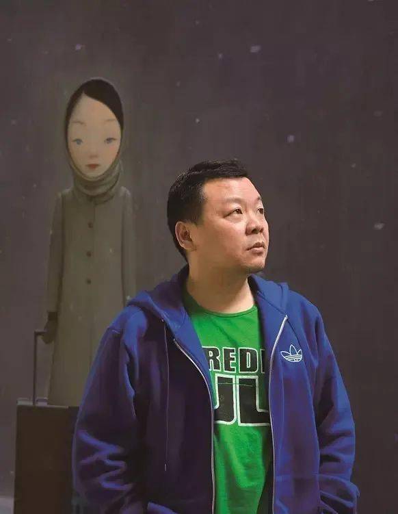 艺术工场刘野在深邃和简单中忧郁地漫步他喜欢别人称自己是一个画画的