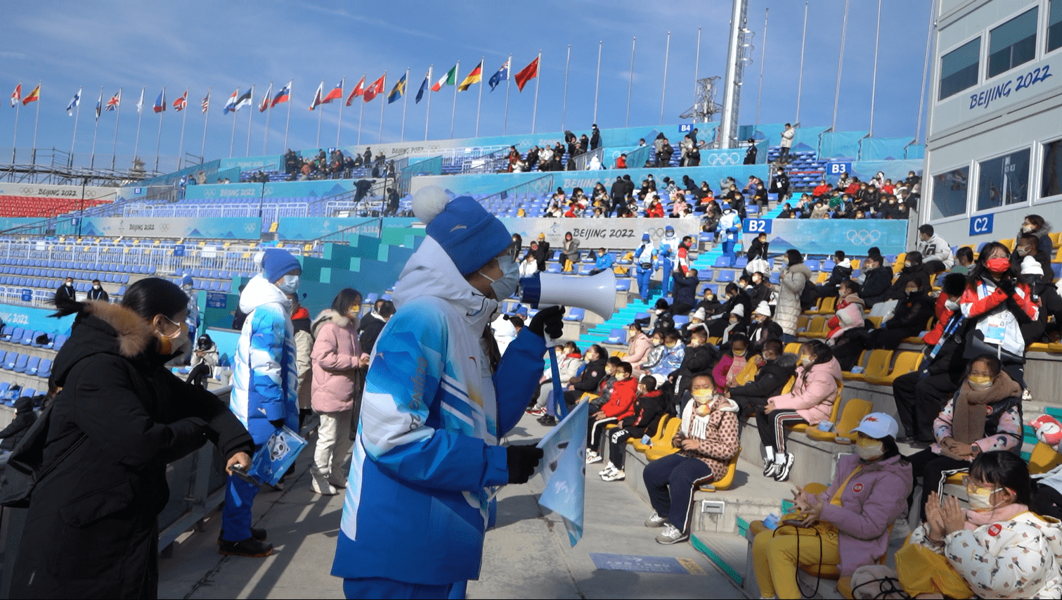 年轻人|这些转播镜头中的“蓝色身影”，保障冬奥会顺利进行