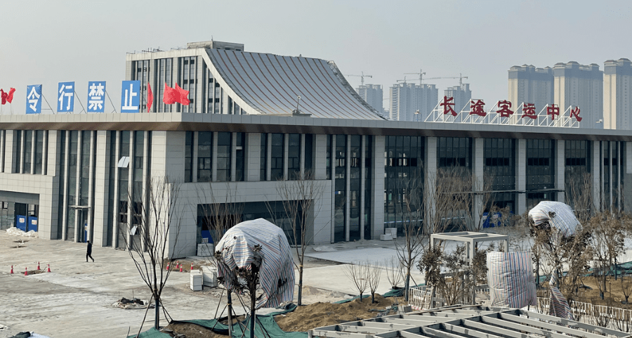 霸气濮阳高铁站实拍气势恢宏让人惊叹