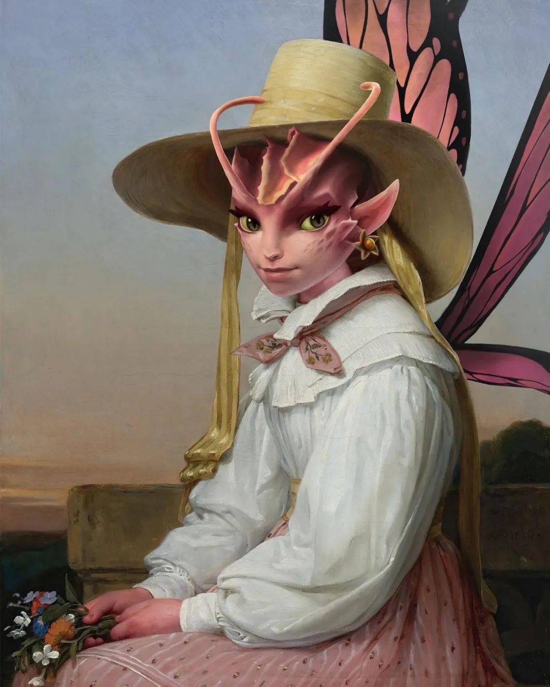 原型|这个小姐姐算是把DOTA2和世界名画玩透了