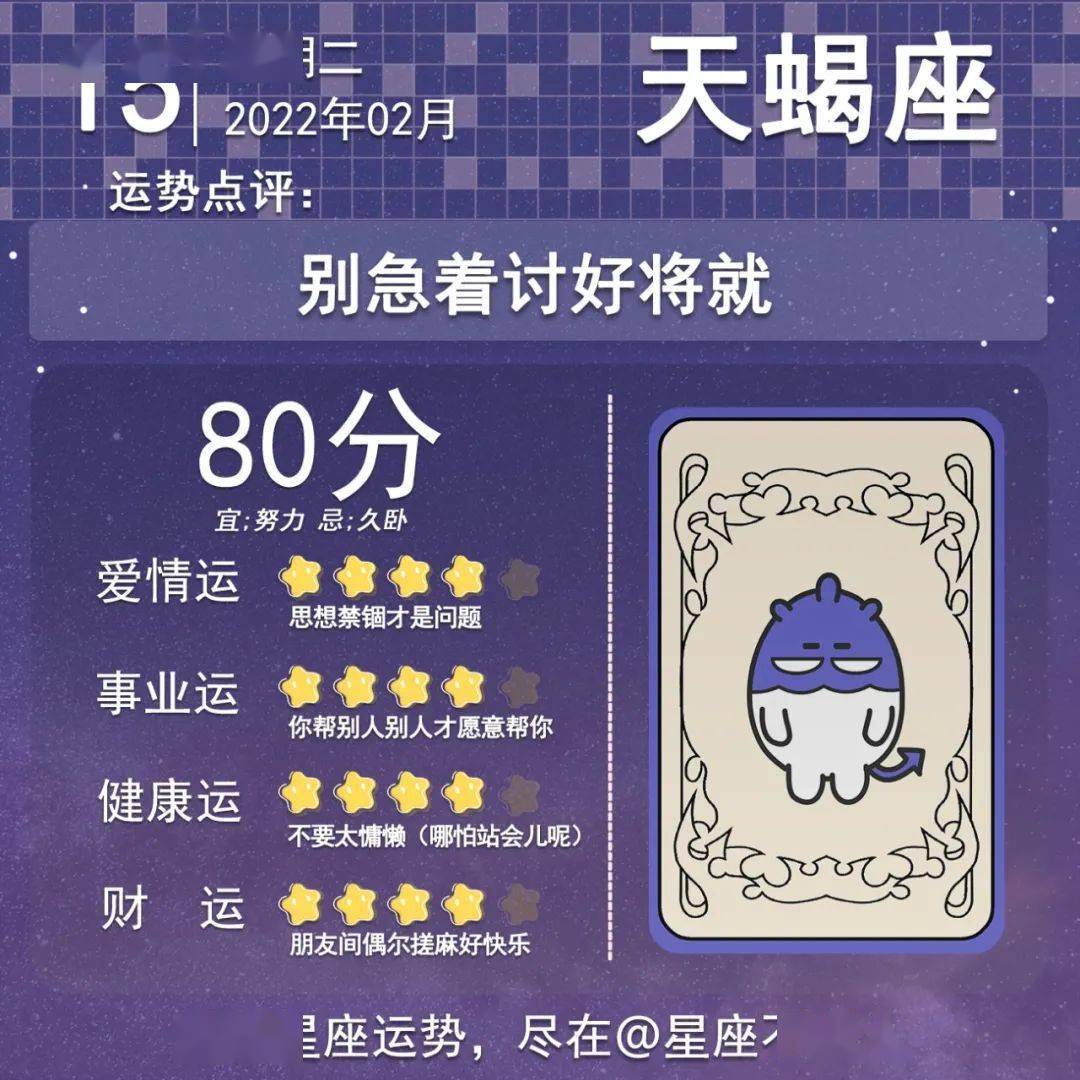 后台|2022年2月15日星座运势