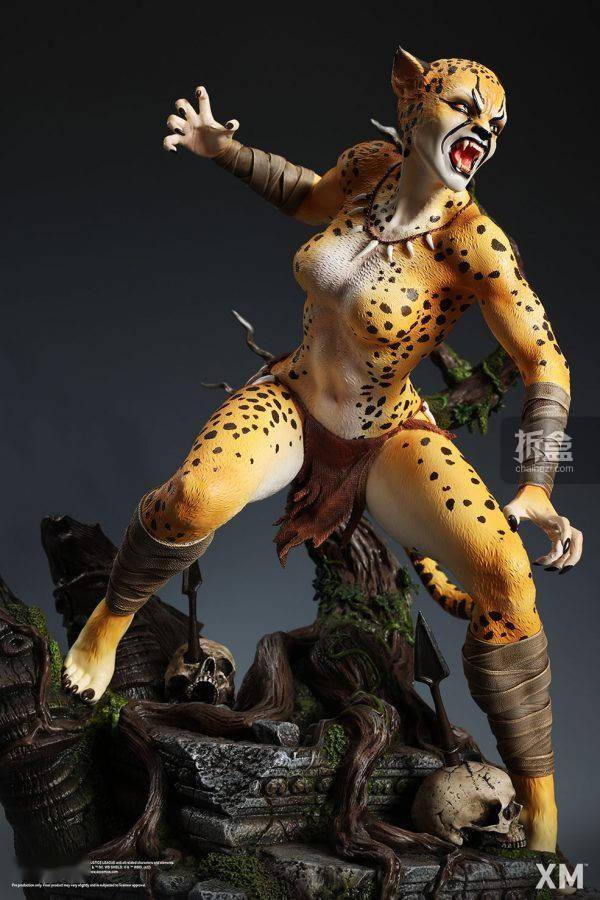 狂野女猎手豹形态图片