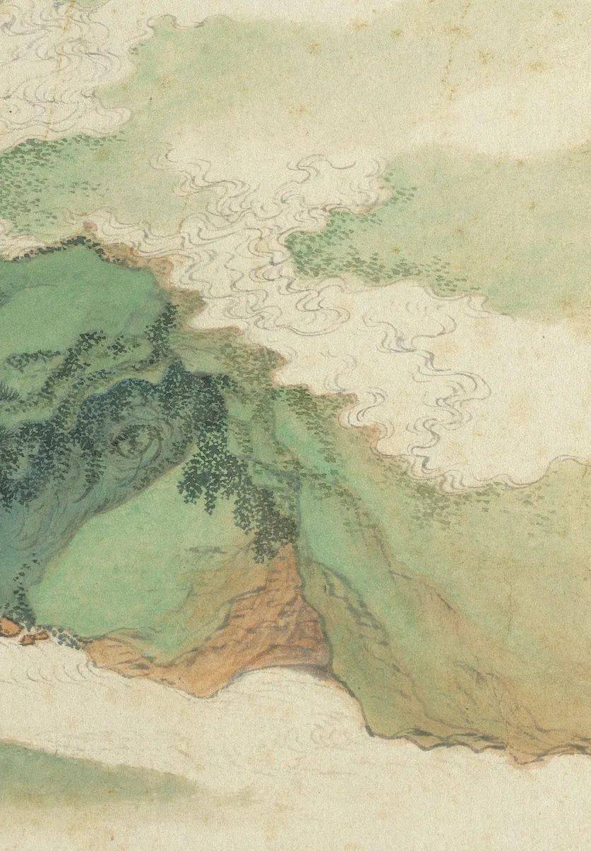 赏画|王翬《桃花渔艇》_版权_布墨施_翚少