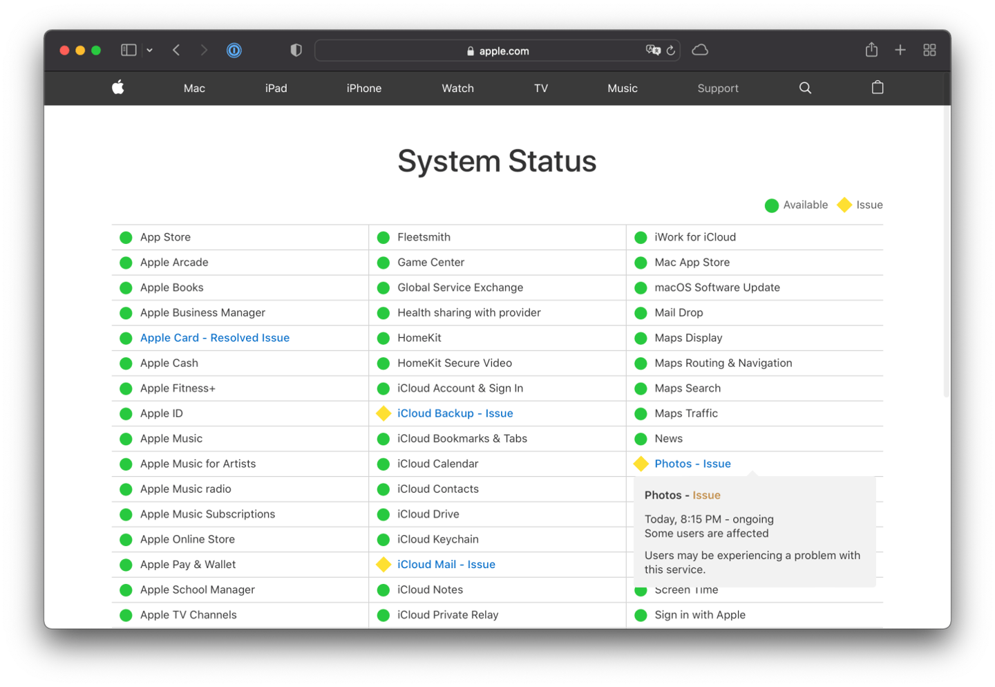 苹果|苹果 Mac 版 iCloud 又出现 Bug，不断弹出服务条款同意界面