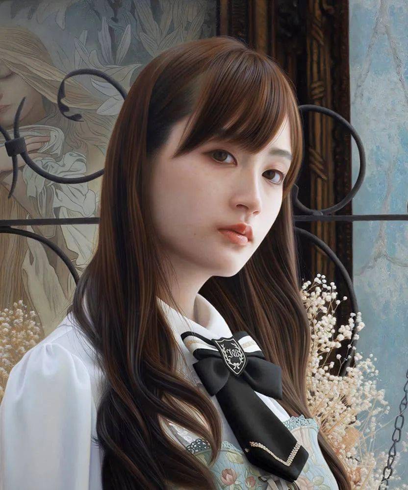 日本写实绘画第一人80后艺术家冈冈康夫