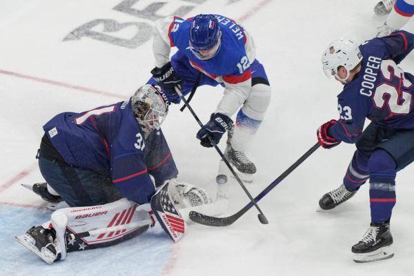 冰球|北京冬奥会 | 冰球男子四分之一决赛：斯洛伐克队胜美国队