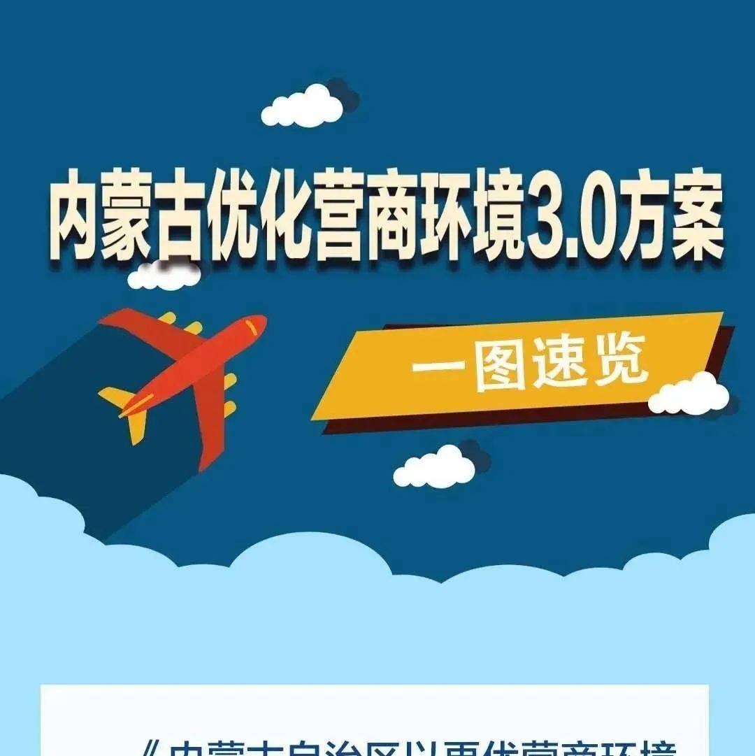 一图速览 内蒙古优化营商环境3 0方案 识别 风景线 理论