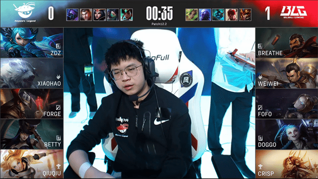 佐伊|LOL-LPL：Fofo佐伊精准飞星对位单杀，BLG兵不血刃2-0轻取AL