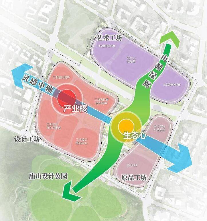 6969烟台国际设计小镇位于莱山区和高新区交界处,规划范围东至