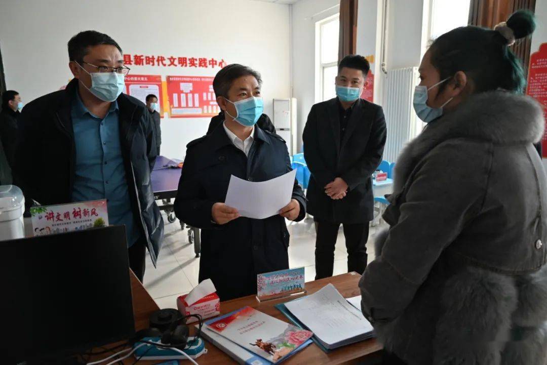 2月21日,柏乡县委书记王鹏就文明城市创建工作进行专题调研.