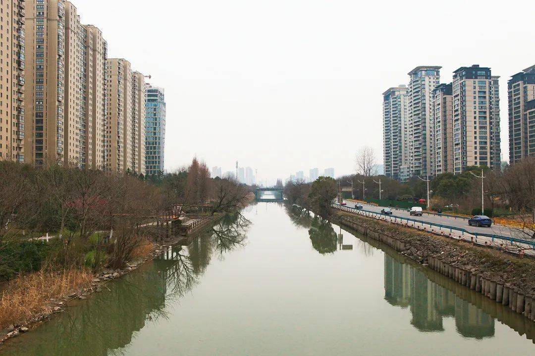 萧山北塘河公园图片