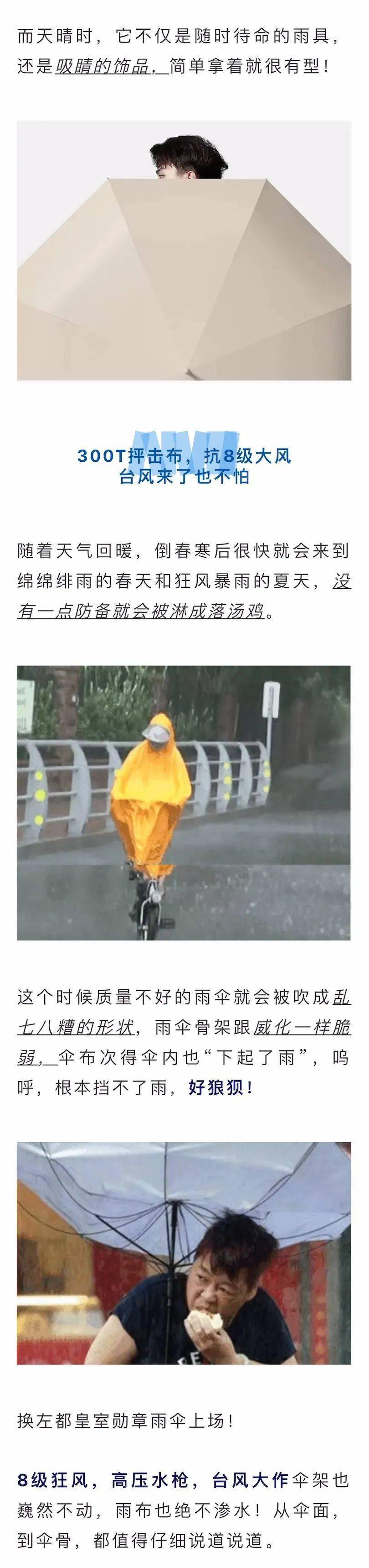 国产硬抗8级大风的国产硬核伞，质保十年！