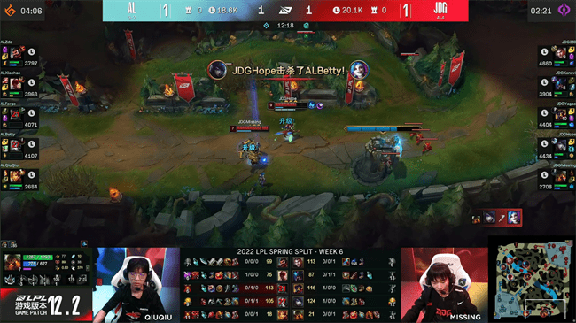 阿卡丽|LOL-LPL：Kanavi雷克塞惊险抢到火龙魂，JDG团战压制2-1击败AL