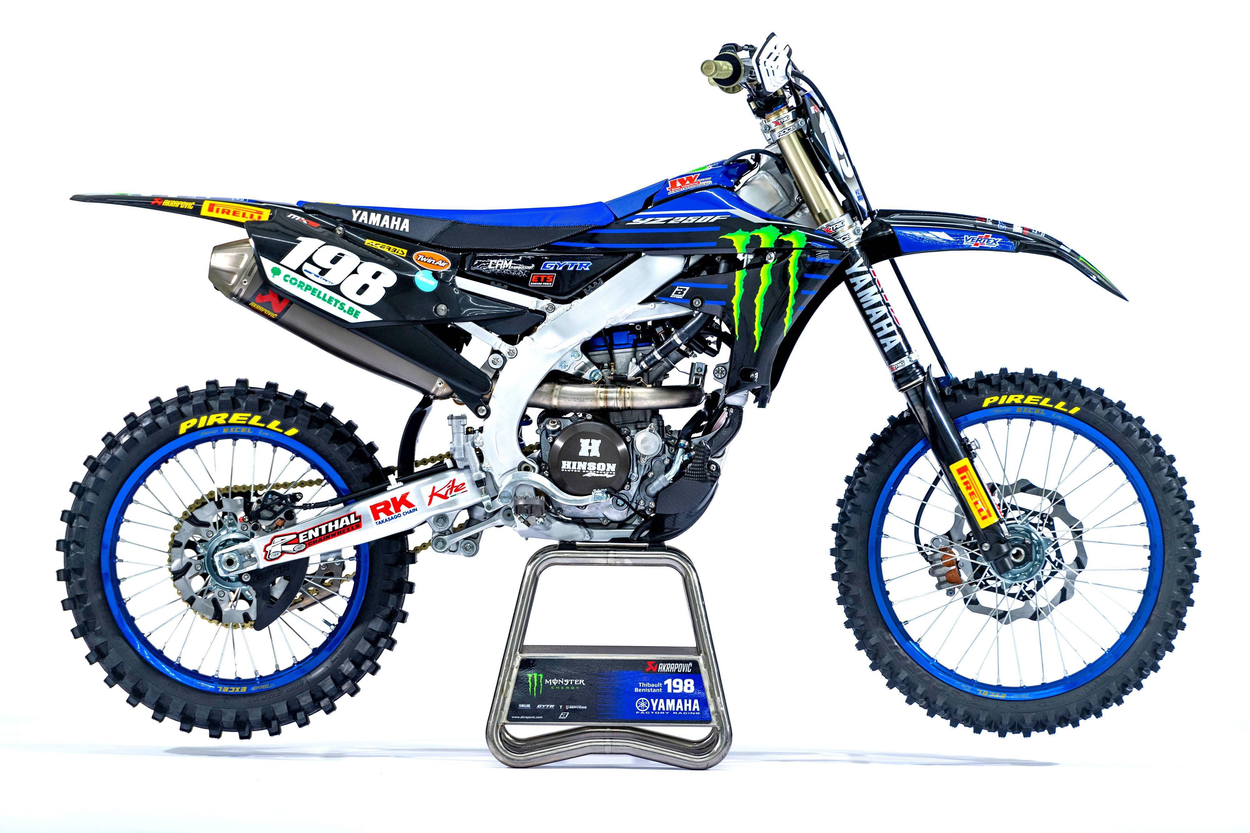mxgp2022yamahamx2车队和yz250fm赛车