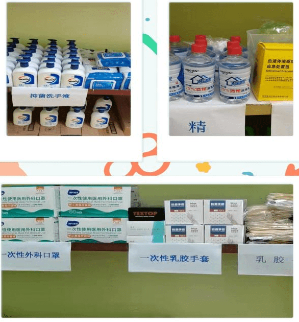 规模,师生人数,消毒面积,测温和消毒次数等综合因素,按照防疫物资储备