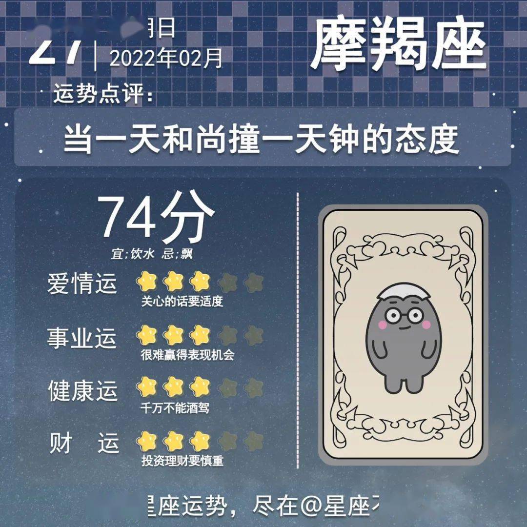 后台|2022年2月27日星座运势