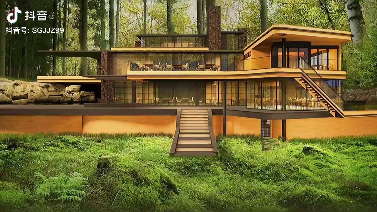 丛林别墅民宿设计喜欢收藏哦留下您的建房面积我来为您设计好房子