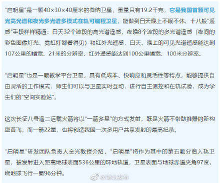 刚刚，武汉大学自研学生卫星成功发射！