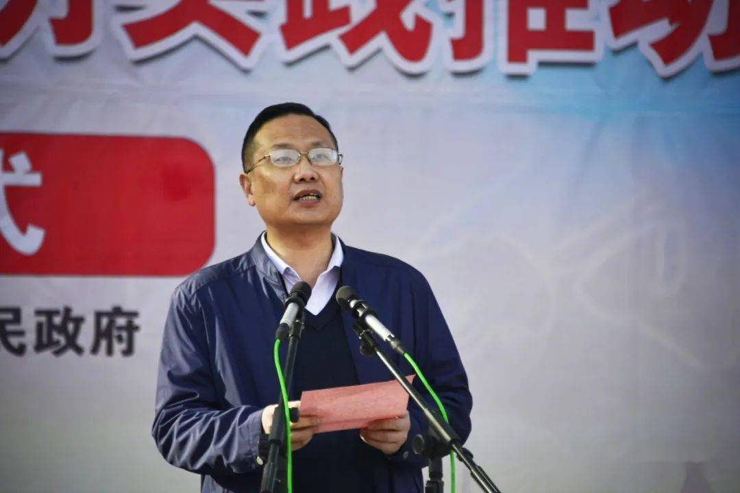 县委常委,宣传部长,副县长任冉宣布"博爱县新时代文明实践推动周"活动