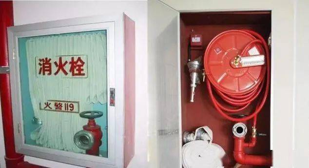 室内消火栓是一类固定消防设施,是室内管网向火场供水的,带有阀门的