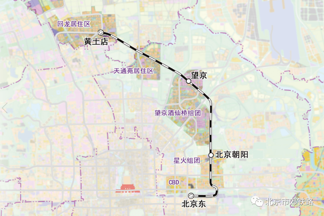 北京到2025年市域郊铁路运营里程力争达到600公里