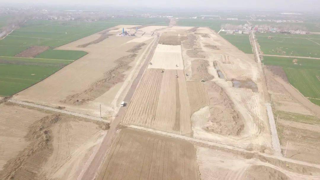 老子故里在涡阳丨跑道已初具雏形位于涡阳的亳州机场建成这样了丨3
