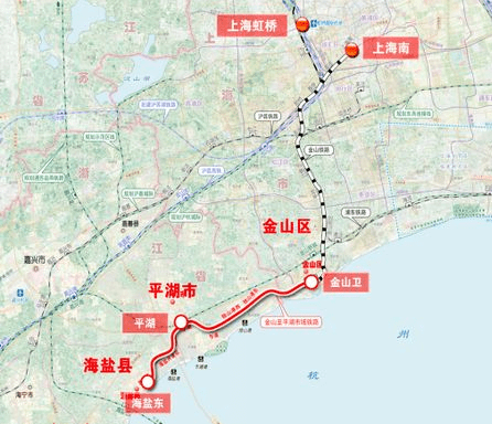 沪平城际铁路7个站点图片