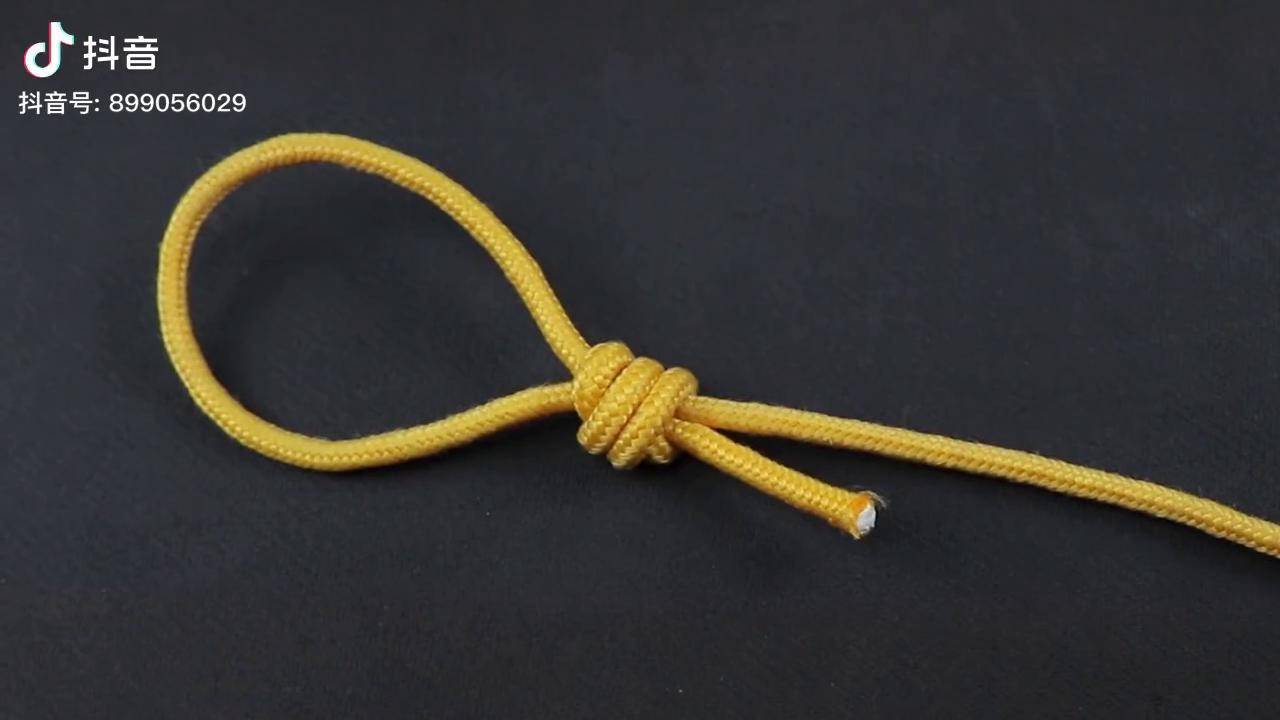 生活常用绳结钓鱼结的做法快速锁紧钓鱼绑鱼钩都很不错的方法绳结教程