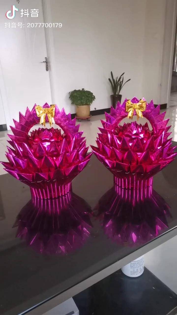 手工折纸 纯手工打造 非物质文化遗产 莲花灯_手工