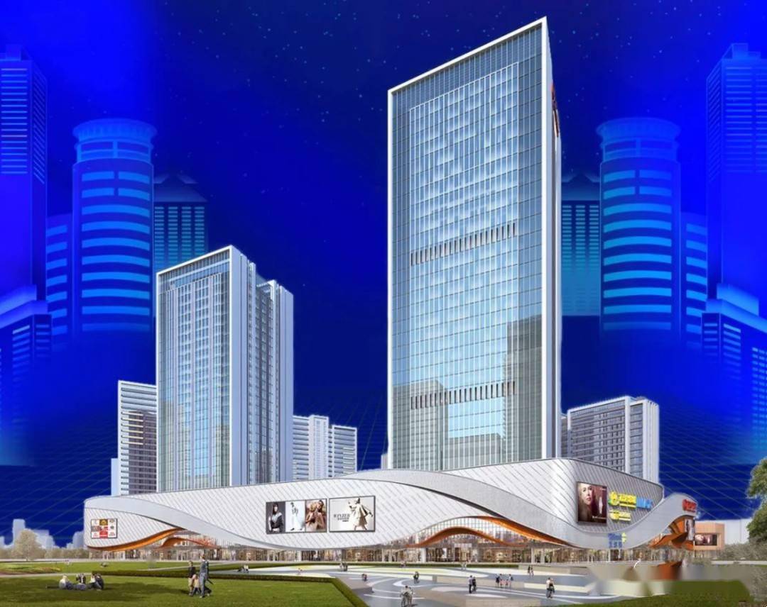 预计9月开业新建城万达广场效果图已曝光