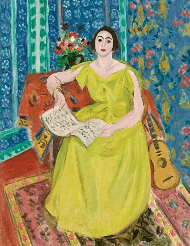 图片来自网络女性形象马蒂斯作品中的马蒂斯在作品中创造了大量的女性