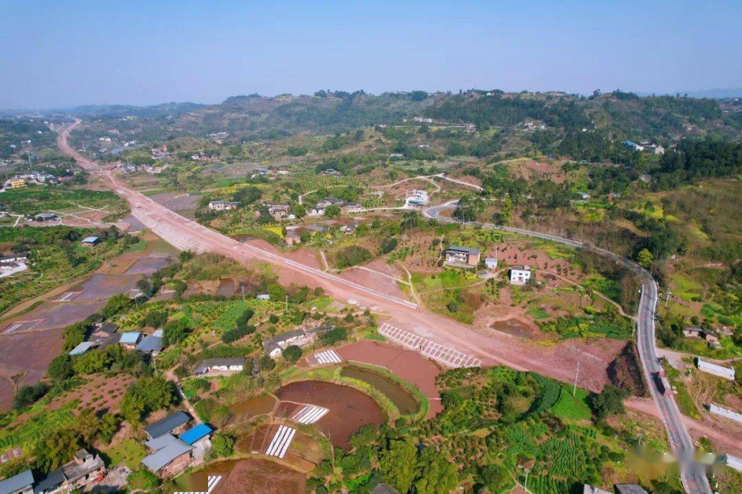 合璧津离通车近了璧山境内建设情况一起来看看