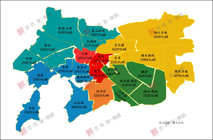 最新房价地图出炉!板块成交均价最高降幅超3成_无锡_区域_价格