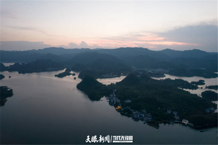 天眼|春意浓 贵阳百花湖阳光明媚