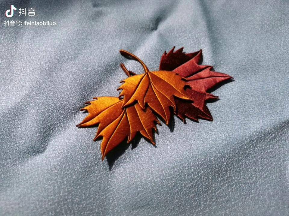 缠花 梧桐叶缠线教程手工diy 迟到很久的教程你与繁花『不负』